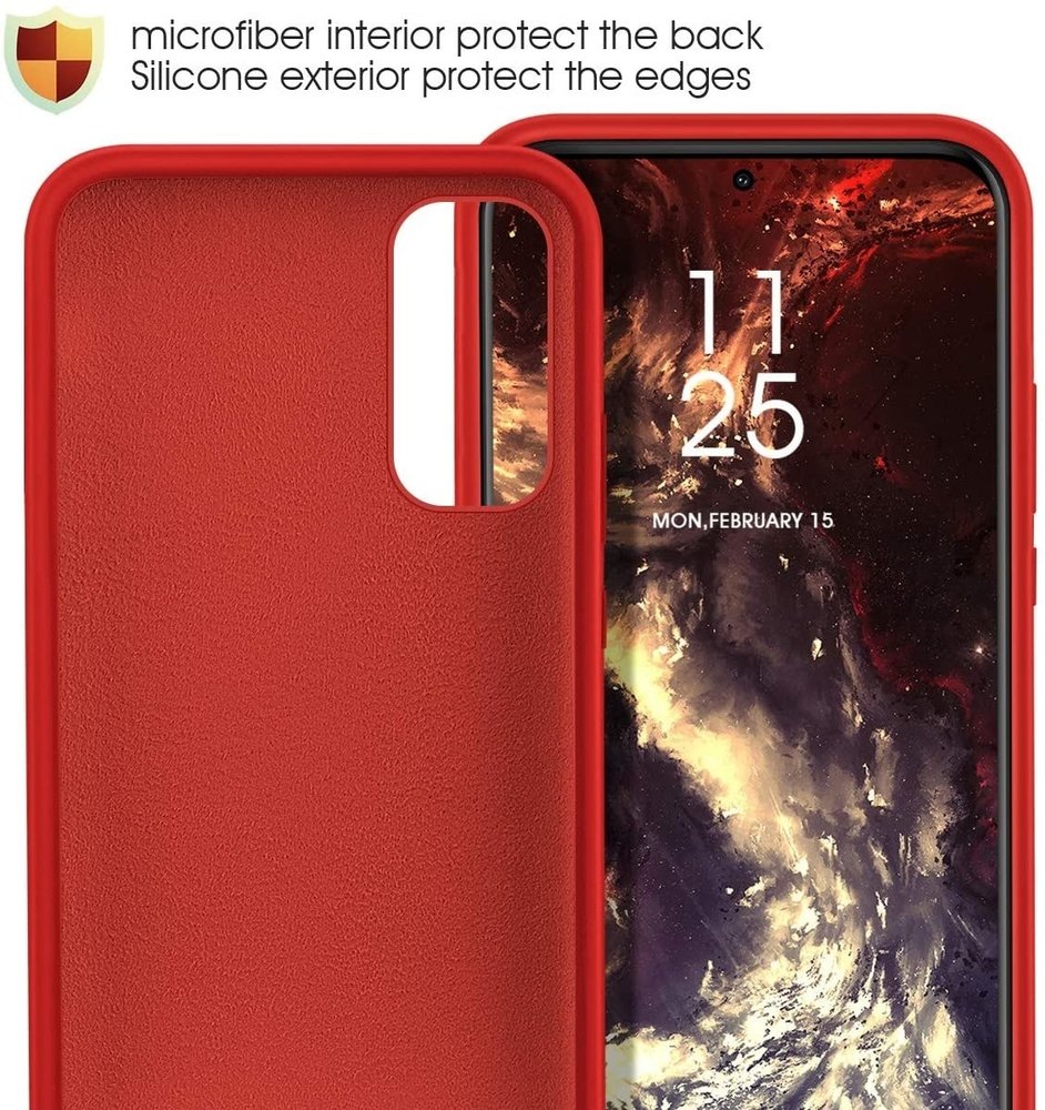 ShieldCase® Shieldcase Samsung Galaxy S20 Hülle Silikon (rot)