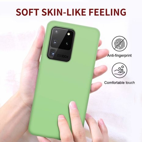 ShieldCase® Shieldcase Silikonhülle Samsung Galaxy S20 Ultra (hellgrün) ShieldCase® Shieldcase Silikonhülle Samsung Galaxy S20 Ultra (hellgrün)