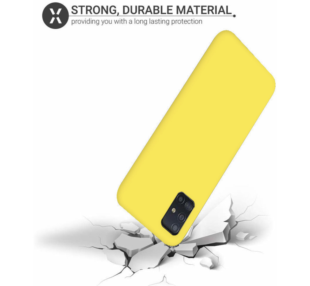 ShieldCase® Shieldcase Silikonhülle Samsung Galaxy A51 (gelb)