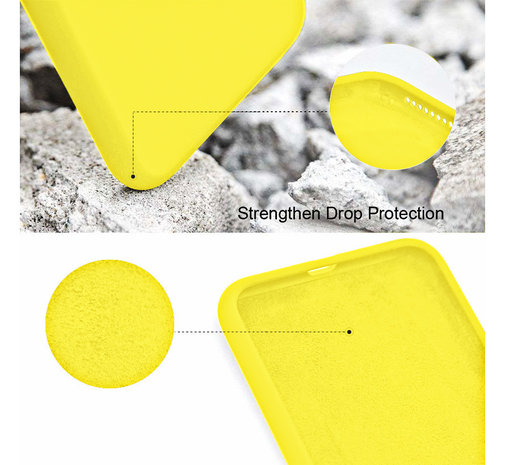 ShieldCase® Shieldcase Silikonhülle Samsung Galaxy A51 (gelb)