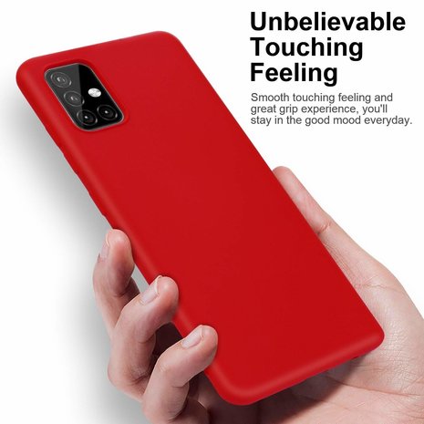 ShieldCase® Shieldcase Silikonhülle Samsung Galaxy A51 (rot) ShieldCase® Shieldcase Silikonhülle Samsung Galaxy A51 (rot)