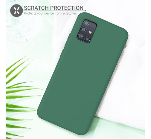 ShieldCase® Shieldcase Silikonhülle Samsung Galaxy A51 (dunkelgrün) ShieldCase® Shieldcase Silikonhülle Samsung Galaxy A51 (dunkelgrün)