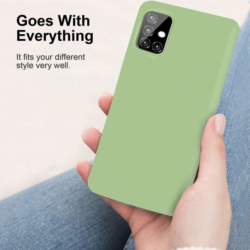 ShieldCase® Shieldcase Silikonhülle Samsung Galaxy A51 (hellgrün) ShieldCase® Shieldcase Silikonhülle Samsung Galaxy A51 (hellgrün)