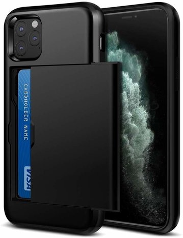 ShieldCase® ShieldCase Kartenhalter Hülle mit Schieber iPhone 11 Pro (schwarz) ShieldCase® ShieldCase Kartenhalter Hülle mit Schieber iPhone 11 Pro (schwarz)
