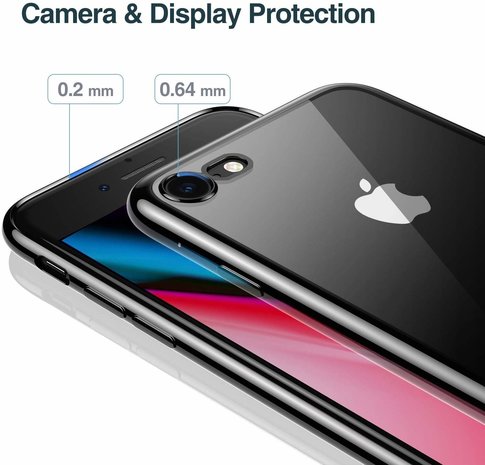ShieldCase® ShieldCase Ultradünne iPhone 7 / iPhone 8 Silikonhülle (durchsichtig)