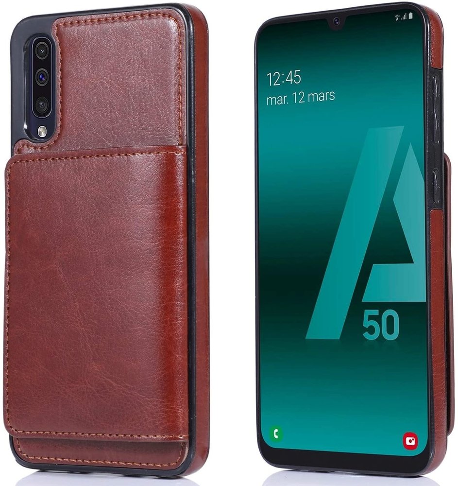 ShieldCase® ShieldCase Samsung Galaxy A50 Wallet Case (braun) ShieldCase® ShieldCase Samsung Galaxy A50 Wallet Case (braun)