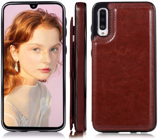 ShieldCase® ShieldCase Samsung Galaxy A50 Wallet Case (braun) ShieldCase® ShieldCase Samsung Galaxy A50 Wallet Case (braun)