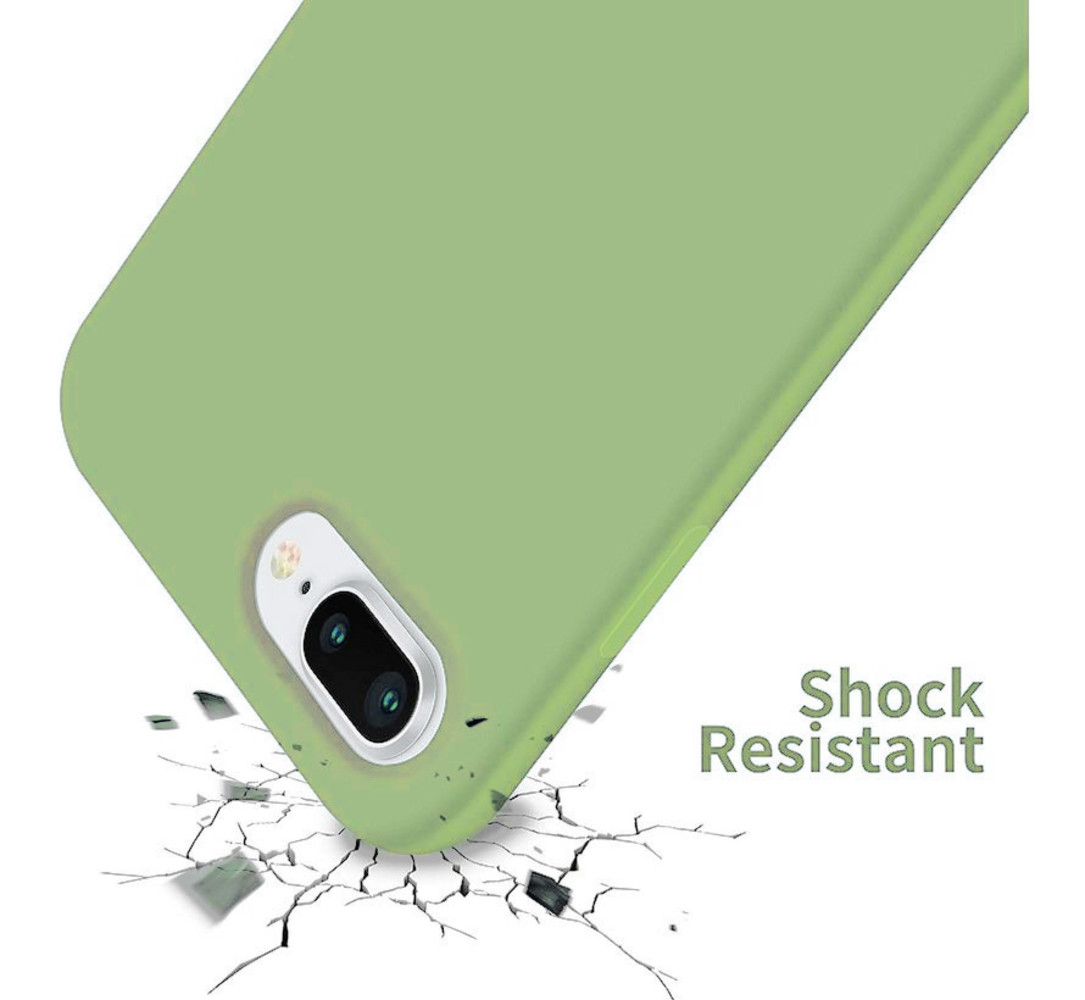 ShieldCase® Shieldcase iPhone 7 Plus / iPhone 8 Plus Hülle Silikon (hellgrün)