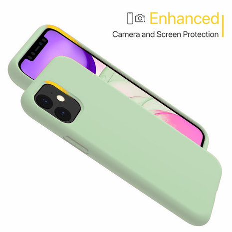 ShieldCase® ShieldCase iPhone 11 Silikon Case (hellgrün)