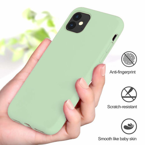 ShieldCase® ShieldCase iPhone 11 Silikon Case (hellgrün)