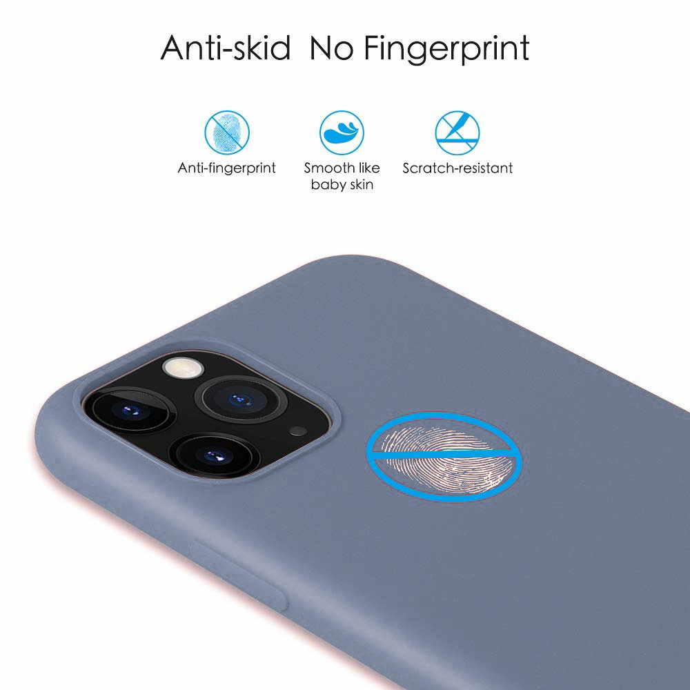 ShieldCase® ShieldCase iPhone 11 Pro Max Silikon Case (lavendelgrau)