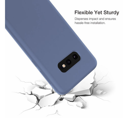 ShieldCase® Shieldcase Samsung Galaxy S10e Hülle Silikon (lavendelgrau) ShieldCase® Shieldcase Samsung Galaxy S10e Hülle Silikon (lavendelgrau)