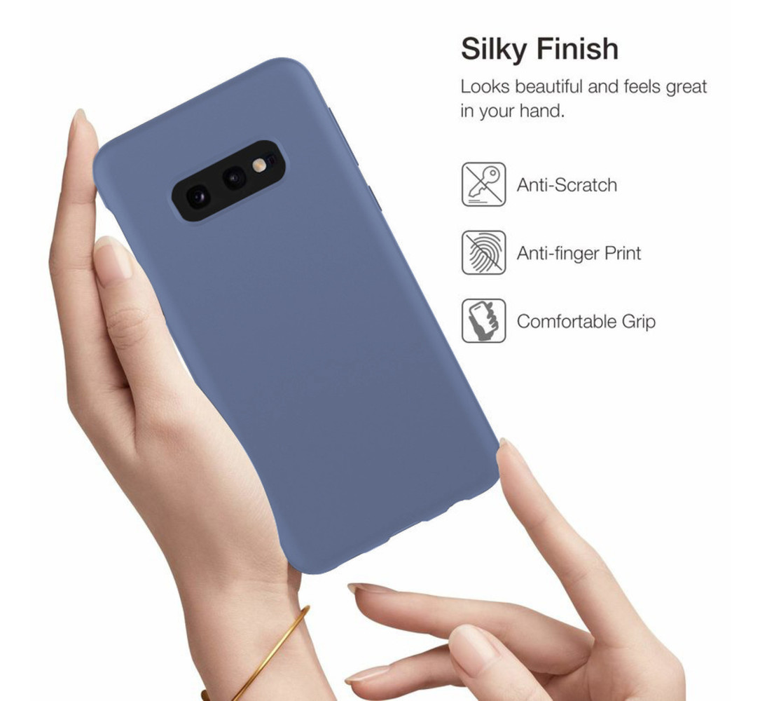 ShieldCase® Shieldcase Samsung Galaxy S10e Hülle Silikon (lavendelgrau) ShieldCase® Shieldcase Samsung Galaxy S10e Hülle Silikon (lavendelgrau)