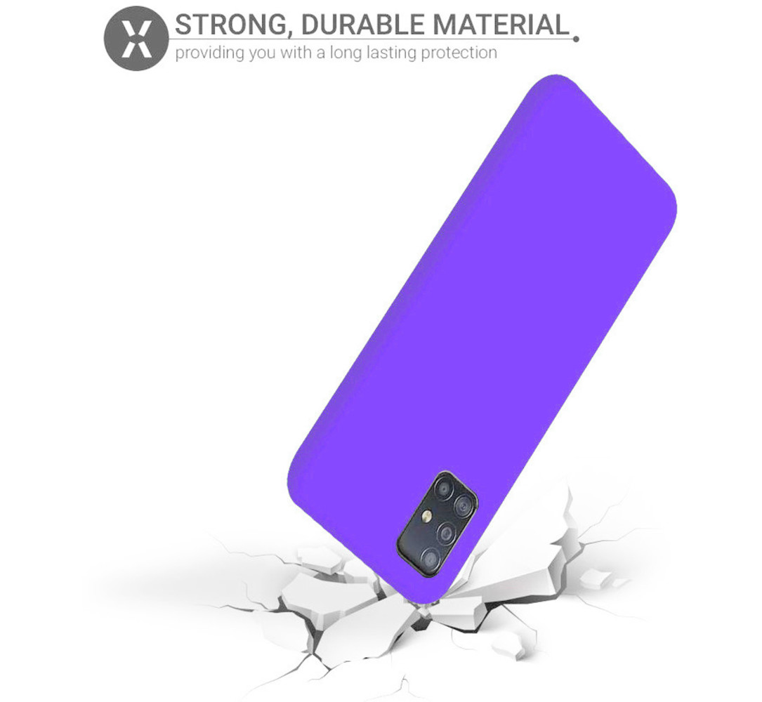 ShieldCase® Shieldcase Silikonhülle Samsung Galaxy A71 (dunkelviolett) ShieldCase® Shieldcase Silikonhülle Samsung Galaxy A71 (dunkelviolett)