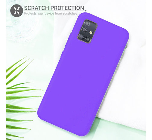 ShieldCase® Shieldcase Silikonhülle Samsung Galaxy A71 (dunkelviolett) ShieldCase® Shieldcase Silikonhülle Samsung Galaxy A71 (dunkelviolett)
