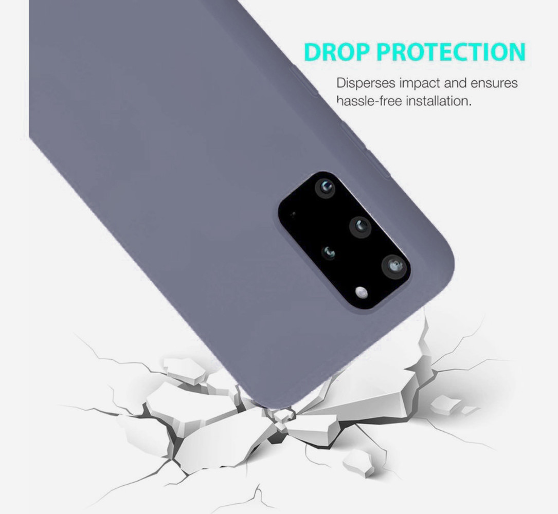 ShieldCase® Shieldcase Samsung Galaxy S20 Hülle Silikon (lavendelgrau)