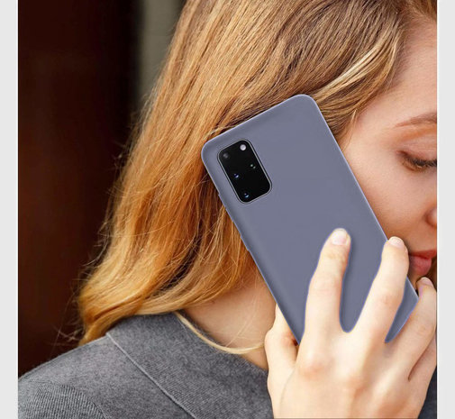 ShieldCase® Shieldcase Samsung Galaxy S20 Hülle Silikon (lavendelgrau)