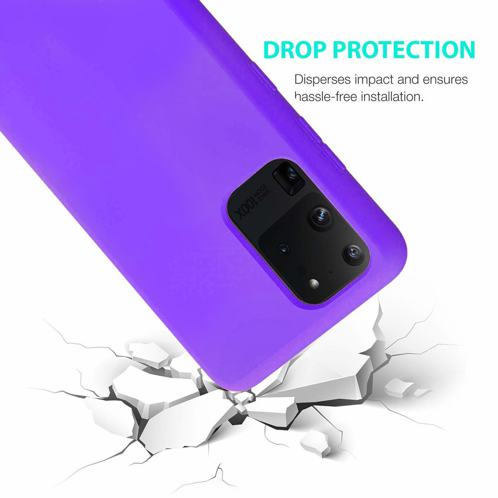 ShieldCase® Shieldcase Silikonhülle Samsung Galaxy S20 Ultra (dunkelviolett) ShieldCase® Shieldcase Silikonhülle Samsung Galaxy S20 Ultra (dunkelviolett)