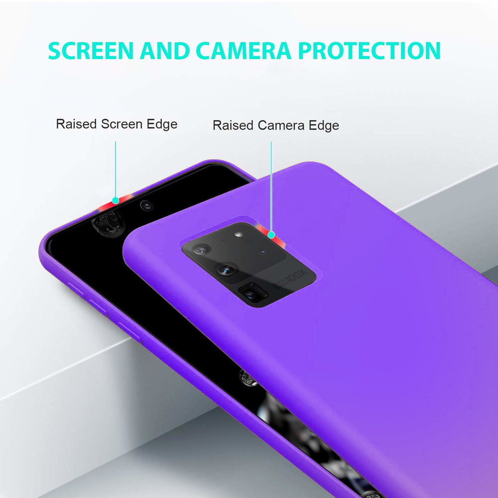 ShieldCase® Shieldcase Silikonhülle Samsung Galaxy S20 Ultra (dunkelviolett) ShieldCase® Shieldcase Silikonhülle Samsung Galaxy S20 Ultra (dunkelviolett)