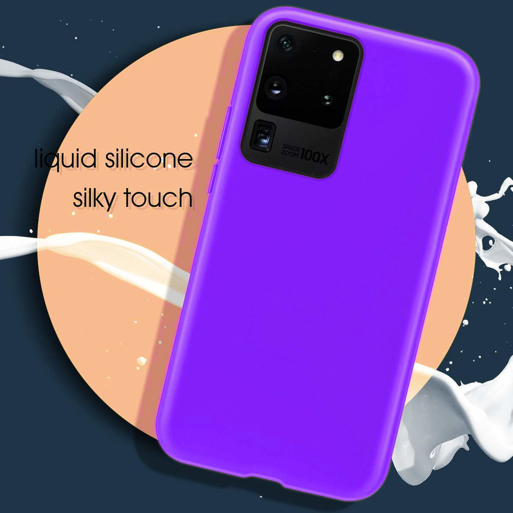 ShieldCase® Shieldcase Silikonhülle Samsung Galaxy S20 Ultra (dunkelviolett) ShieldCase® Shieldcase Silikonhülle Samsung Galaxy S20 Ultra (dunkelviolett)