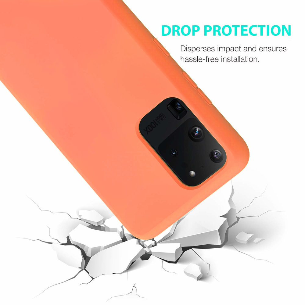 ShieldCase® Shieldcase Silikonhülle Samsung Galaxy S20 Ultra (orange) ShieldCase® Shieldcase Silikonhülle Samsung Galaxy S20 Ultra (orange)