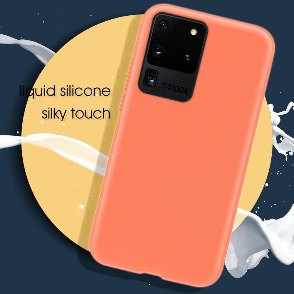 ShieldCase® Shieldcase Silikonhülle Samsung Galaxy S20 Ultra (orange) ShieldCase® Shieldcase Silikonhülle Samsung Galaxy S20 Ultra (orange)