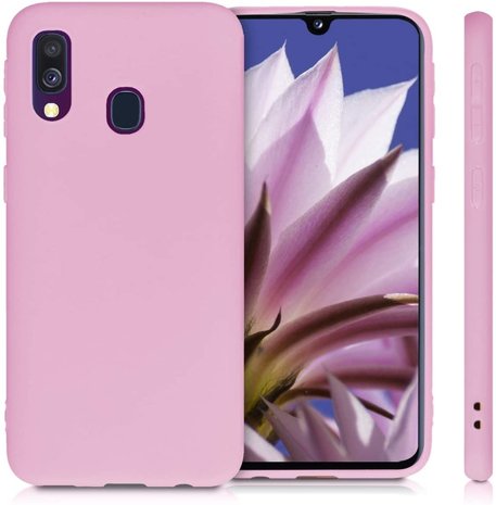 ShieldCase® Shieldcase Silikonhülle Samsung Galaxy A40 (rosa)