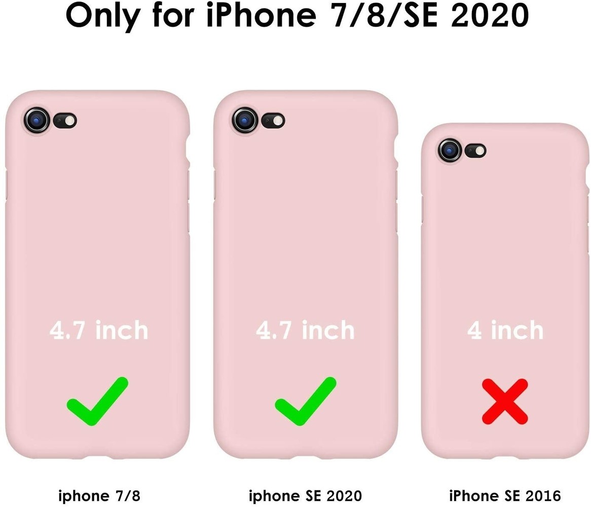 ShieldCase® Shieldcase Silikonhülle mit Kameraschutz iPhone 7/8 (rosa) ShieldCase® Shieldcase Silikonhülle mit Kameraschutz iPhone 7/8 (rosa)