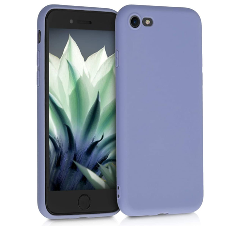 ShieldCase® Shieldcase Silikonhülle mit Kameraschutz iPhone 7/8 (lavendelgrau)