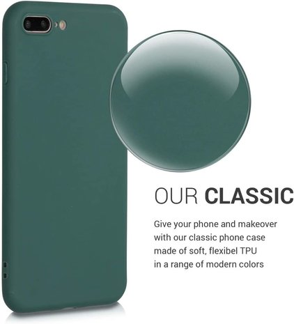 ShieldCase® Shieldcase Silikonhülle mit Kameraschutz iPhone 7 Plus / 8 Plus (dunkelgrün) ShieldCase® Shieldcase Silikonhülle mit Kameraschutz iPhone 7 Plus / 8 Plus (dunkelgrün)