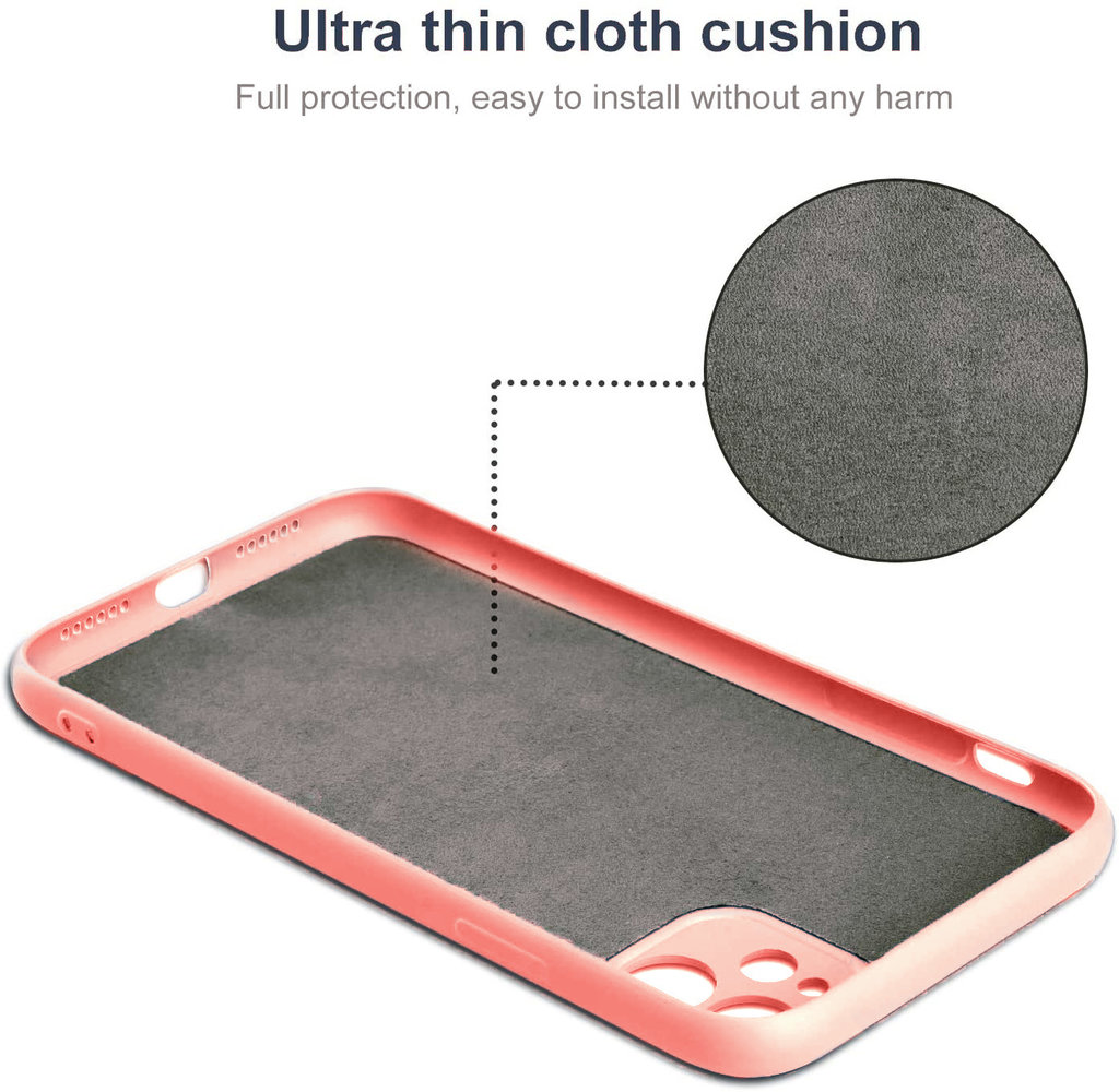 ShieldCase® Shieldcase Silikonhülle mit Kameraschutz iPhone 11 (rosa) ShieldCase® Shieldcase Silikonhülle mit Kameraschutz iPhone 11 (rosa)
