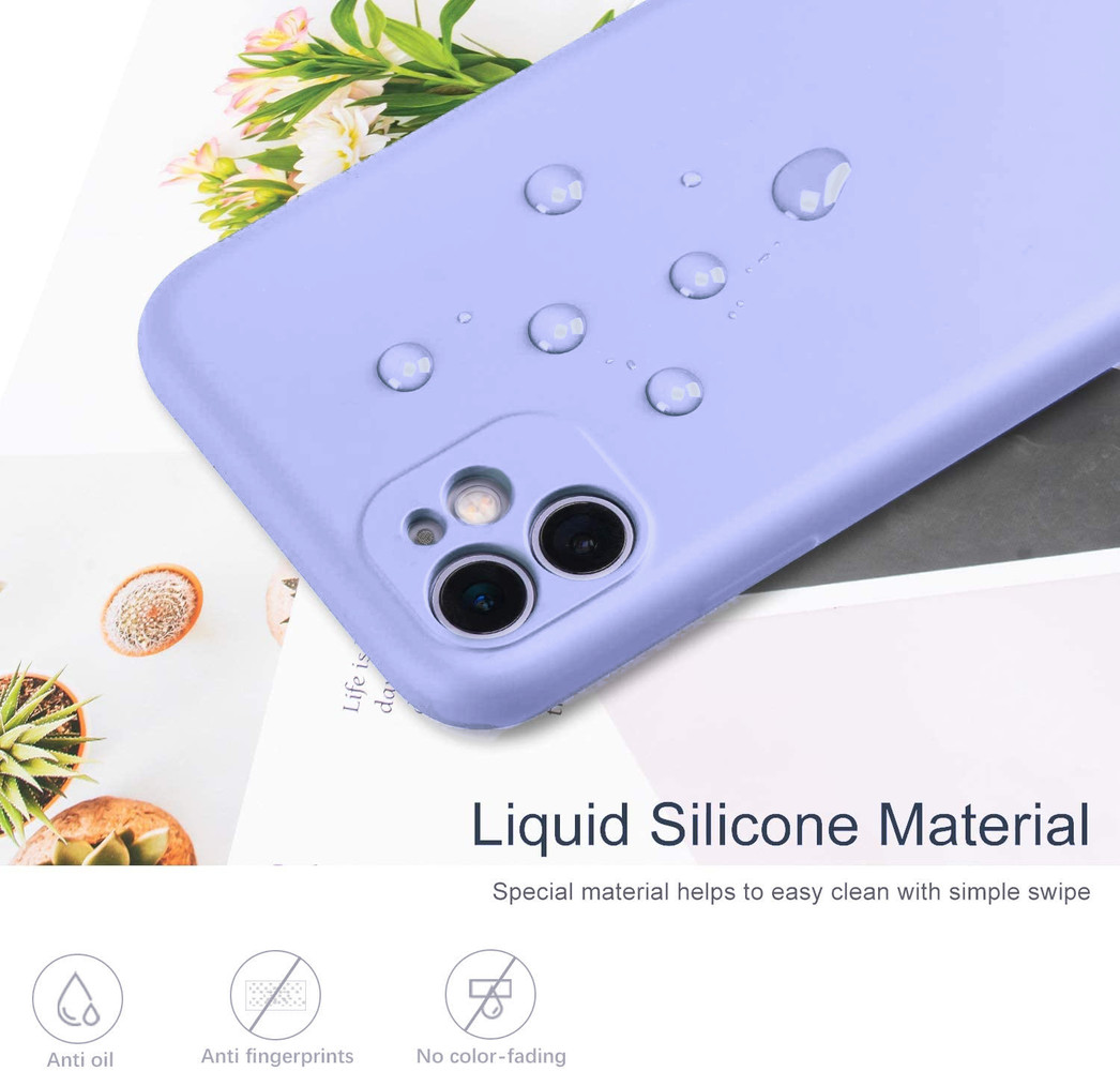 ShieldCase® Shieldcase Silikonhülle mit Kameraschutz iPhone 11 (lila)