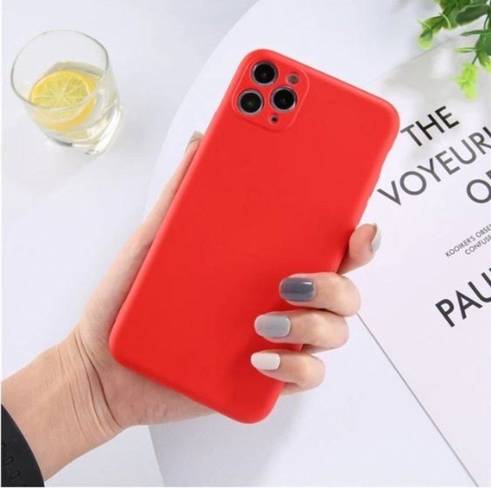 ShieldCase® Shieldcase iPhone 11 Pro Silikon Hülle mit Kameraschutz (rot) ShieldCase® Shieldcase iPhone 11 Pro Silikon Hülle mit Kameraschutz (rot)