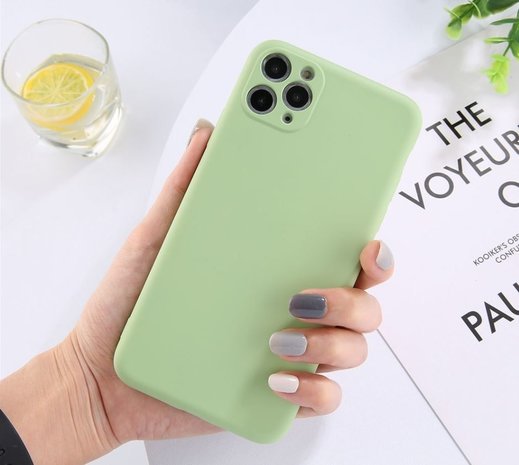 ShieldCase® Shieldcase Silikonhülle mit Kameraschutz iPhone 11 Pro Max (hellgrün) ShieldCase® Shieldcase Silikonhülle mit Kameraschutz iPhone 11 Pro Max (hellgrün)