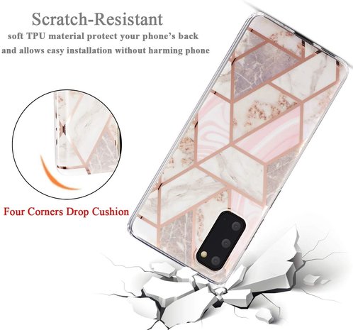 ShieldCase® ShieldCase Samsung Galaxy S20 Hülle Marmormuster ShieldCase® ShieldCase Samsung Galaxy S20 Hülle Marmormuster