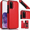 ShieldCase® ShieldCase Samsung Galaxy S20 Wallet Case (rot) ShieldCase® ShieldCase Samsung Galaxy S20 Wallet Case (rot)