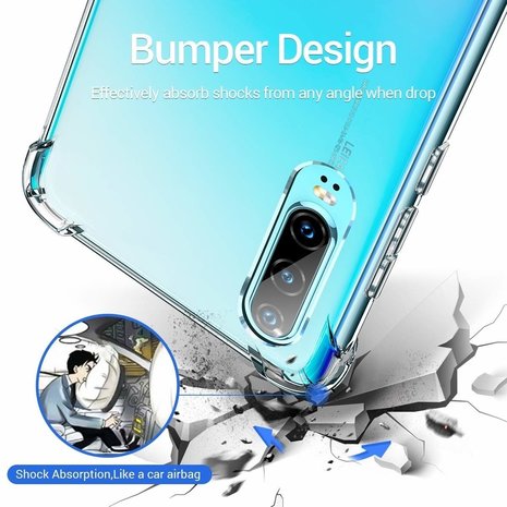 ShieldCase® ShieldCase Shock Hülle Huawei P30 (Transparent) ShieldCase® ShieldCase Shock Hülle Huawei P30 (Transparent)