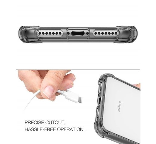 ShieldCase® ShieldCase Shock Hülle iPhone X / Xs (grau)