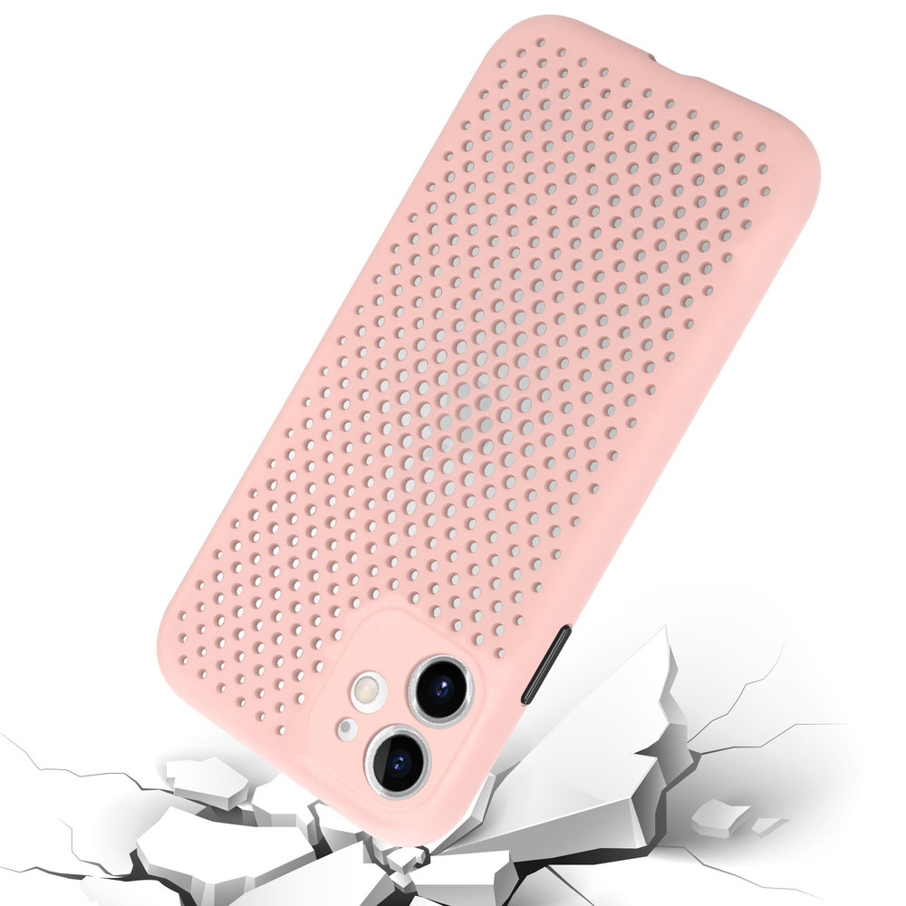 ShieldCase® Shieldcase Silikonhülle mit Löchern für iPhone 11 (rosa)
