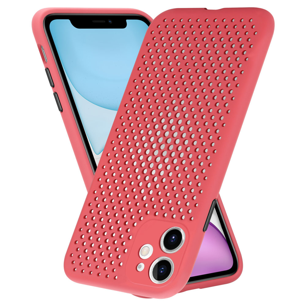 ShieldCase® Shieldcase Silikonhülle mit Löchern für iPhone 11 (rot) ShieldCase® Shieldcase Silikonhülle mit Löchern für iPhone 11 (rot)