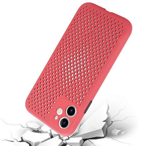 ShieldCase® Shieldcase Silikonhülle mit Löchern für iPhone 11 (rot) ShieldCase® Shieldcase Silikonhülle mit Löchern für iPhone 11 (rot)