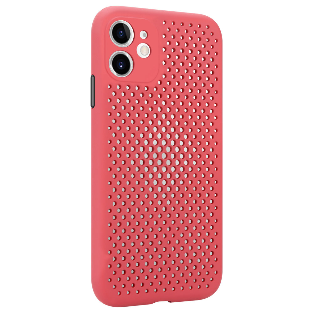 ShieldCase® Shieldcase Silikonhülle mit Löchern für iPhone 11 (rot) ShieldCase® Shieldcase Silikonhülle mit Löchern für iPhone 11 (rot)