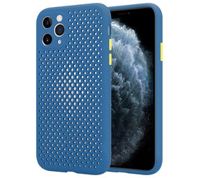 ShieldCase® Silikonhülle mit Löchern für iPhone 11 Pro (dunkelblau)