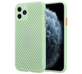 ShieldCase® Silikonhülle mit Löchern für iPhone 11 Pro Max (hellgrün)