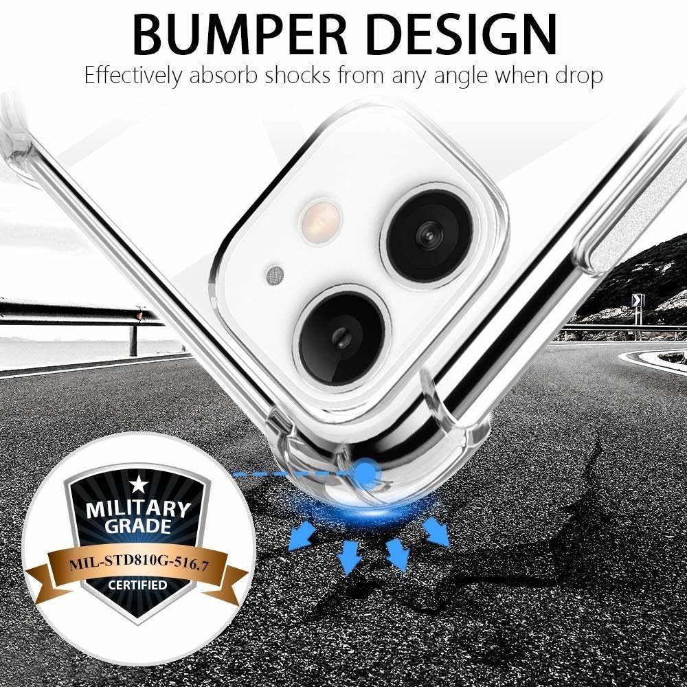 ShieldCase® ShieldCase Stoßfeste Hülle iPhone 11 (transparent)