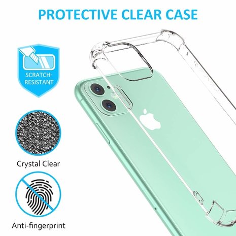 ShieldCase® ShieldCase Stoßfeste Hülle iPhone 11 (transparent)