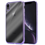 ShieldCase® iPhone Xr Metallic Bumper Case (lila)