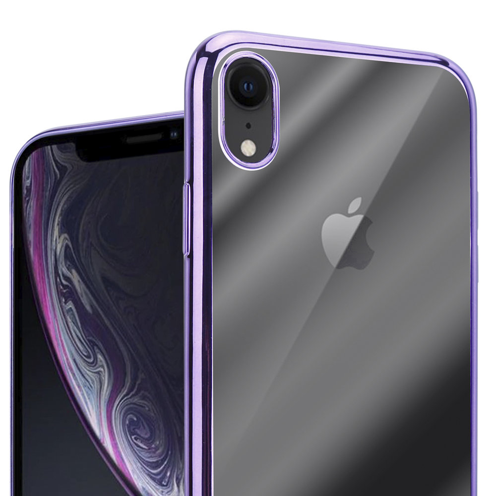 ShieldCase® ShieldCase iPhone Xr Metallic Bumper Case (lila) ShieldCase® ShieldCase iPhone Xr Metallic Bumper Case (lila)