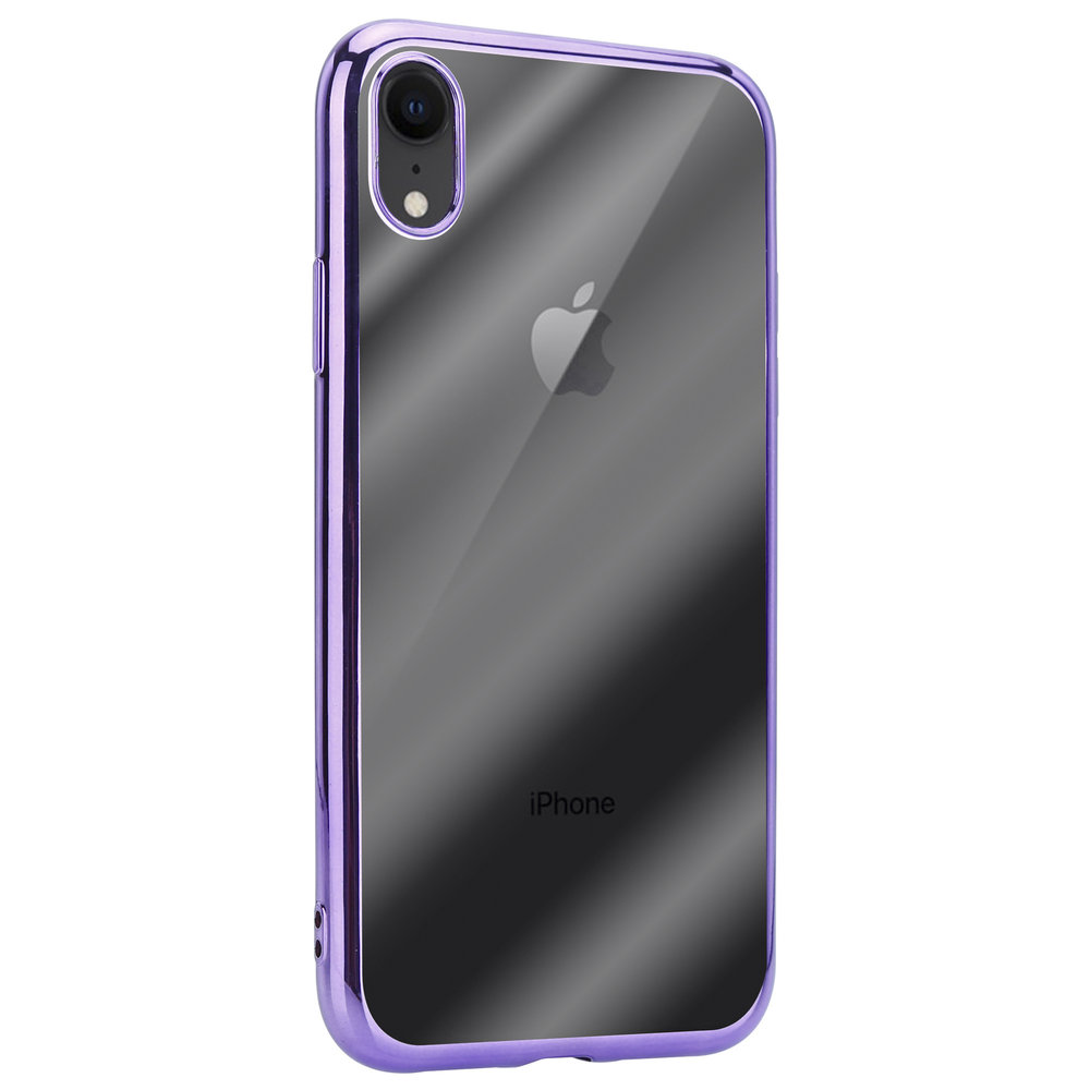 ShieldCase® ShieldCase iPhone Xr Metallic Bumper Case (lila) ShieldCase® ShieldCase iPhone Xr Metallic Bumper Case (lila)