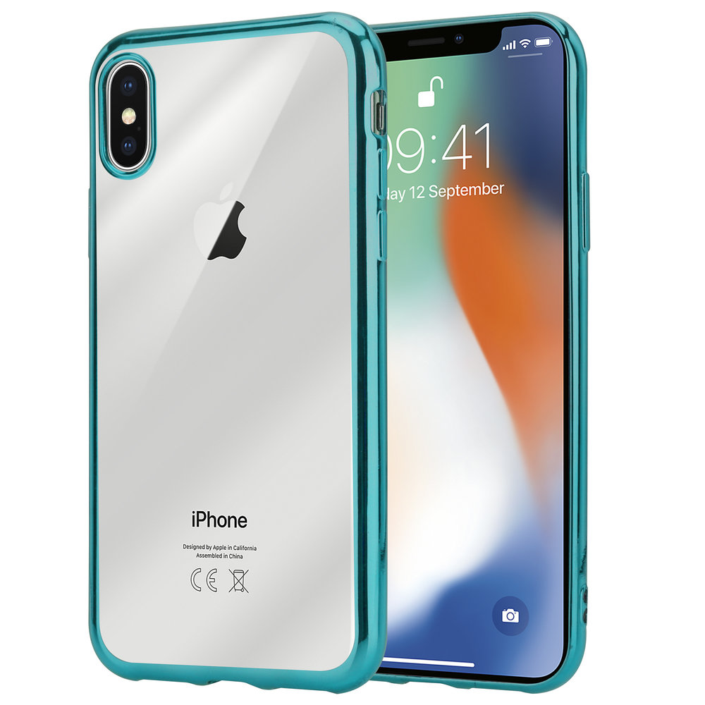 ShieldCase® ShieldCase  iPhone X / Xs Metallic Bumper Case (grün)